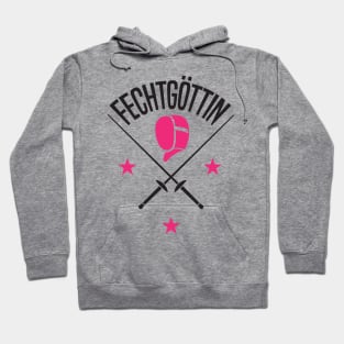 Fechtgottin (black) Hoodie